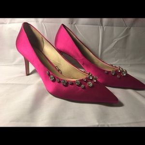 Hot Pink H&M Satin Shoes NWOT